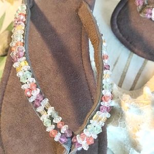 Beaded sandals